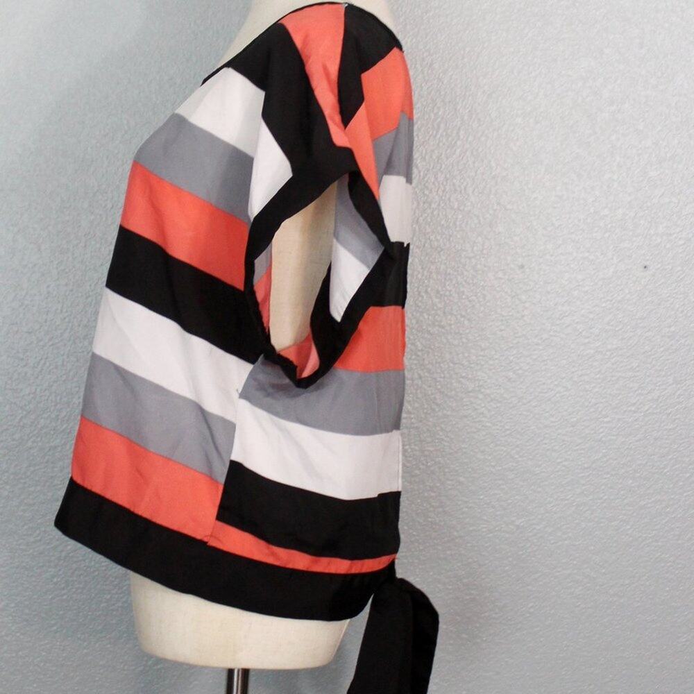 Heart Soul Open Back Tie Striped Tunic Size XL - Picture 4 of 9